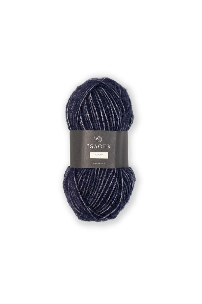 Isager Eco Soft Yarn UK shade 100 Isager Soft alpaca cotton blend yarn aran to chunky weight