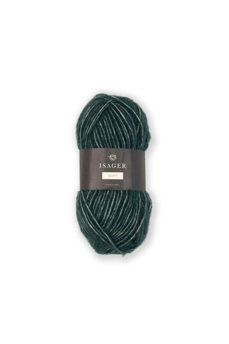 Isager Eco Soft Yarn UK shade 37 Isager Soft alpaca cotton blend yarn aran to chunky weight
