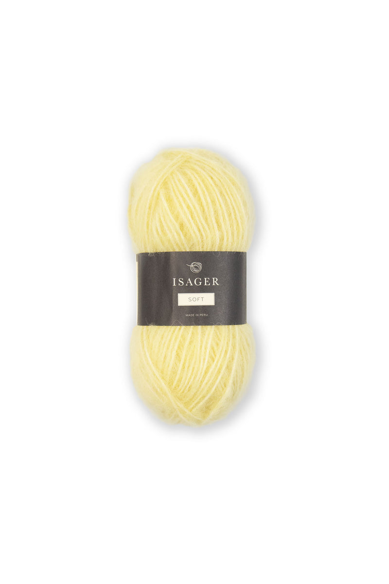 Isager Eco Soft Yarn UK shade 58 Isager Soft alpaca cotton blend yarn aran to chunky weight