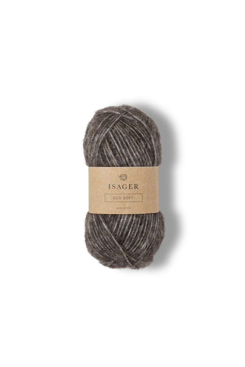 Isager Eco Soft Yarn UK shade E4S Eco 4S undyed alpaca cotton blend yarn aran to chunky weight
