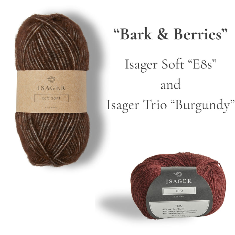 Levitate Wrap Yarn Bundle in Isager Soft and Trio