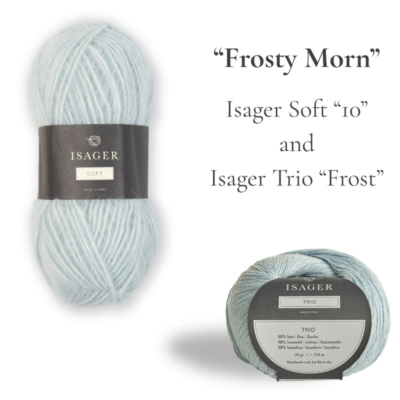 Levitate Wrap Yarn Bundle in Isager Soft and Trio