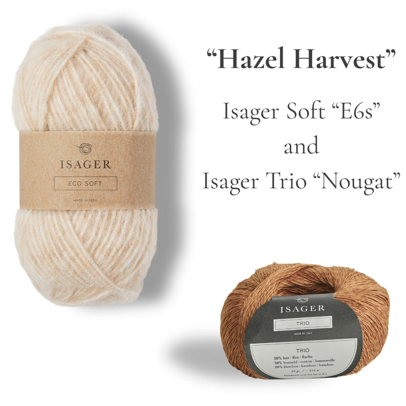 Levitate Wrap Yarn Bundle in Isager Soft and Trio
