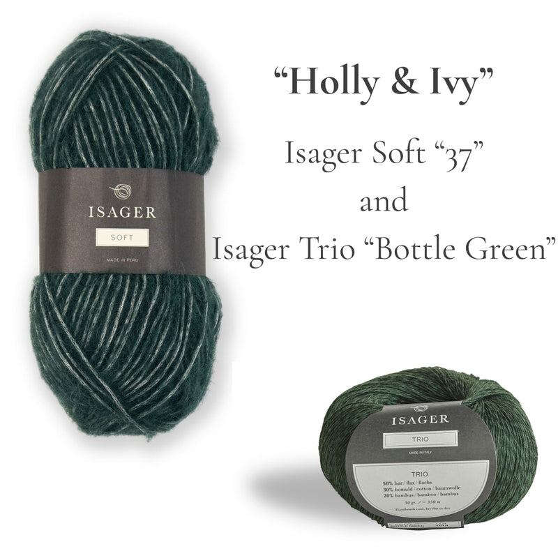 Levitate Wrap Yarn Bundle in Isager Soft and Trio