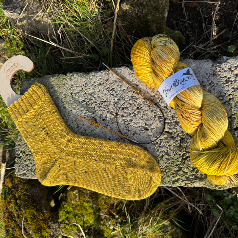 Fresh Shoots Sock Knitting Kit – Designed by Nicky Jerrome (Limited Launch Edition)