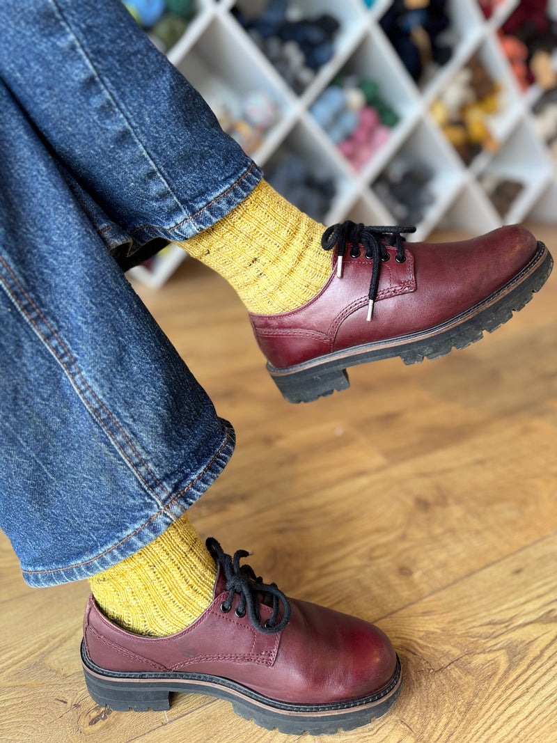 Fresh Shoots Sock Knitting Pattern by Nicky Jerrome