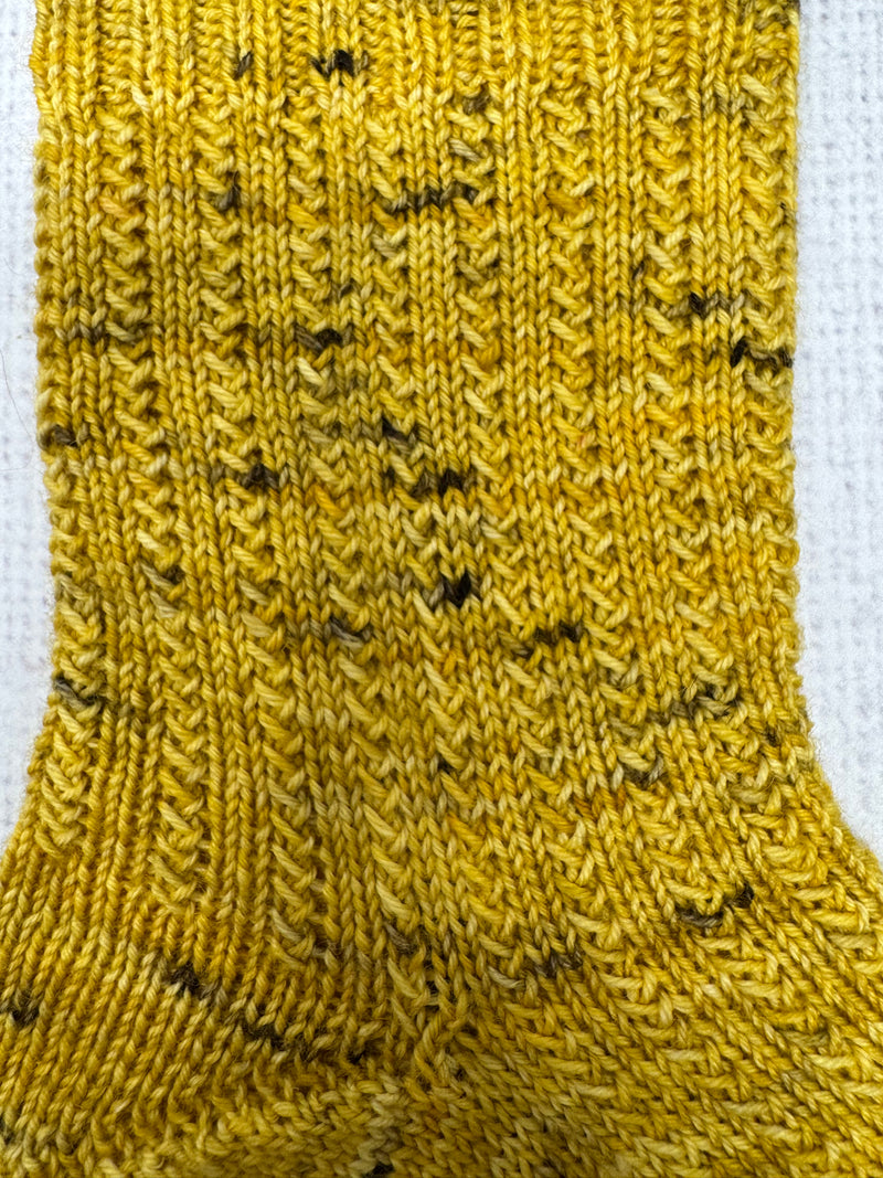 Fresh Shoots Sock Knitting Pattern by Nicky Jerrome