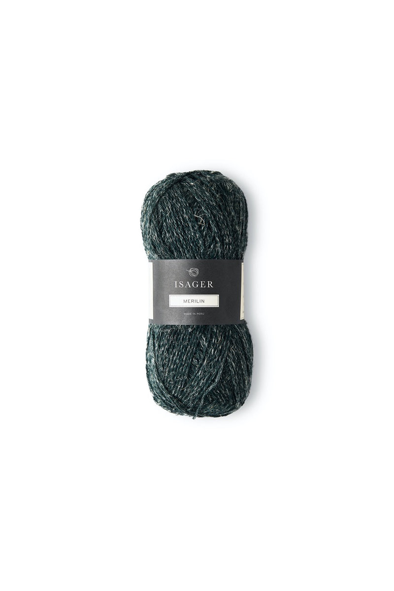 Isager Merilin Yarn UK Wool linen sport weight 4-ply shade 37