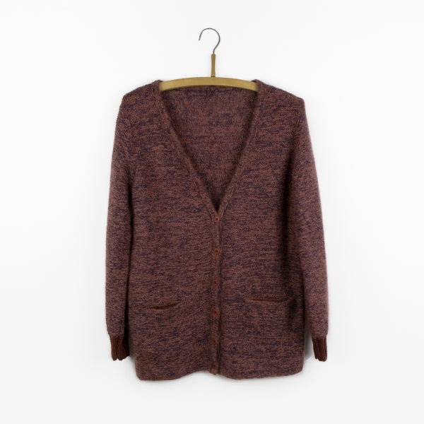 "P (Purl) Cardigan" by Helga Isager for Isager