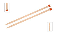 KnitPro Basix Birch Single Pointed Straight Needles