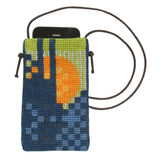 Fru Zippe Woollen Cross Stitch Kit: Sun Phone Case (3 colours available)