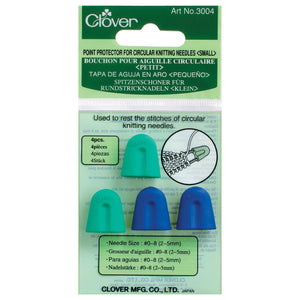 Clover Point Protectors for circular needles 2-5mm