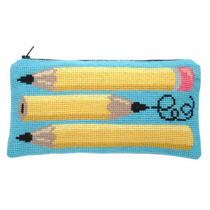 Fru Zippe Woollen Cross Stitch Kit: Pencil Case