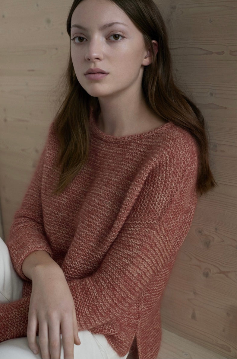 “K (Knit) Sweater Pattern” by Helga Isager for Isager