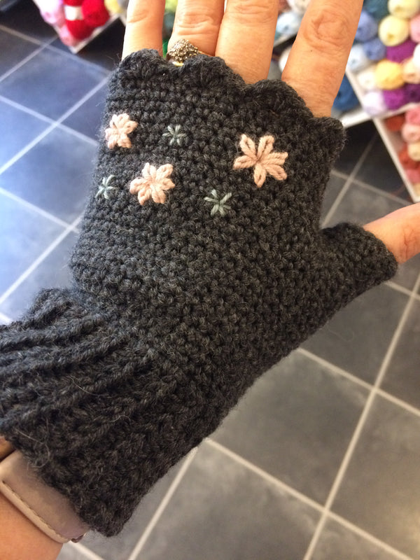 Next Steps Crochet Workshop: Fingerless Mitts 10th October 2025 9am - 1pm