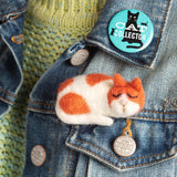 Cat Brooch Felting Kit