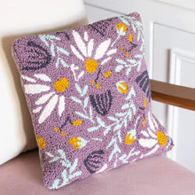Floral Cushion Punch Needle Kit by Wholepunching