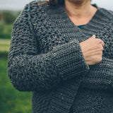 ‘Cold Snap and Winter is Coming’ Crocheted Cardigan Pattern by Joanne Scrace