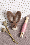 Hare Brooch Needle Felting Kit