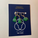 Hand Made Stitch Markers by Janet Friel Designs - Winter Knitwear