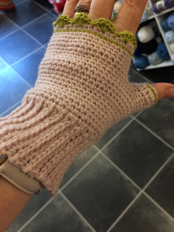 Next Steps Crochet Workshop: Fingerless Mitts 10th October 2025 9am - 1pm
