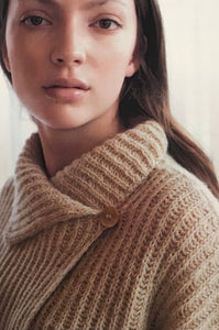 “B (Brioche) Jacket Pattern “ by Helga Isager for Isager